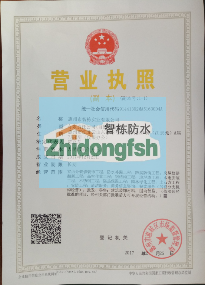 智棟資質